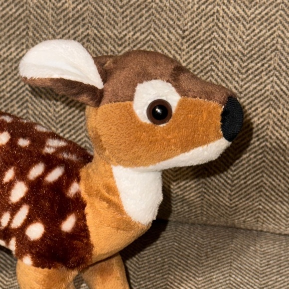 Wild Republic Plush Fawn Deer Stuffed Toy Animal Brown and White - Picture 3 of 15